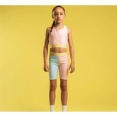 Bonini by A'Dee Girls Pink Flex Crop Top